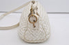 Authentic BOTTEGA VENETA Intrecciato Leather Shoulder Cross Body Bag White 2060I