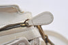 Authentic BOTTEGA VENETA Intrecciato Leather Shoulder Cross Body Bag White 2060I