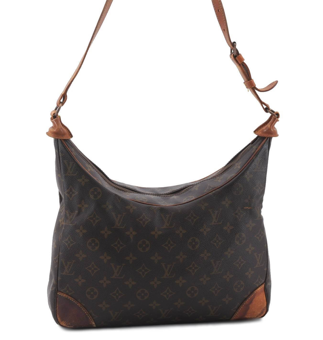 Auth LOUIS VUITTON Monogram Boulogne 35 Shoulder Cross Body Bag M51260 LV 2061C