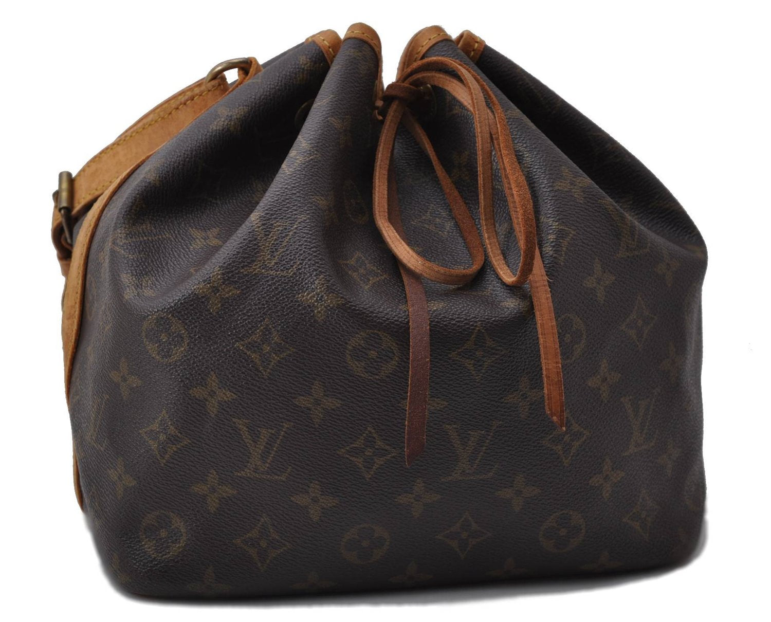 Authentic Louis Vuitton Monogram Petit Noe Shoulder Bag M42226 LV 2061D