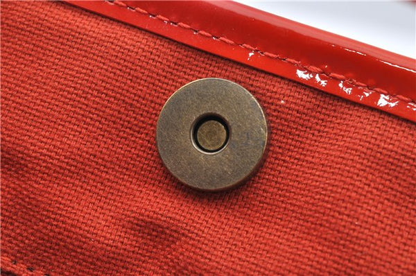 Authentic BURBERRY Vintage Nova Check Canvas Enamel Hand Bag Beige 2061G