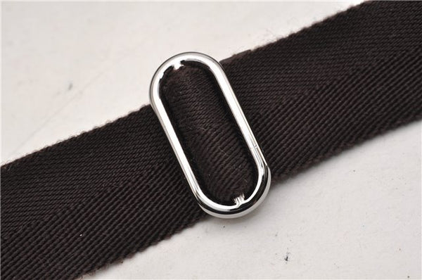 Authentic GUCCI Shoulder Cross Body Bag GG Canvas Leather 145857 Brown 2062G