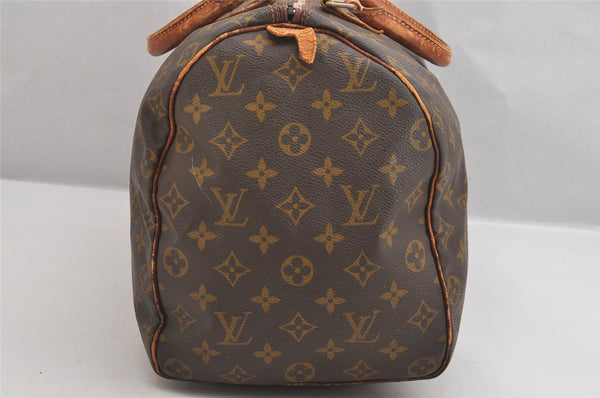 Authentic Louis Vuitton Monogram Speedy 40 Hand Boston Bag Old Model LV 2062I