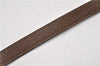 Authentic GUCCI Web Sherry Line Shoulder Bag GG PVC Leather Brown Junk 2063G