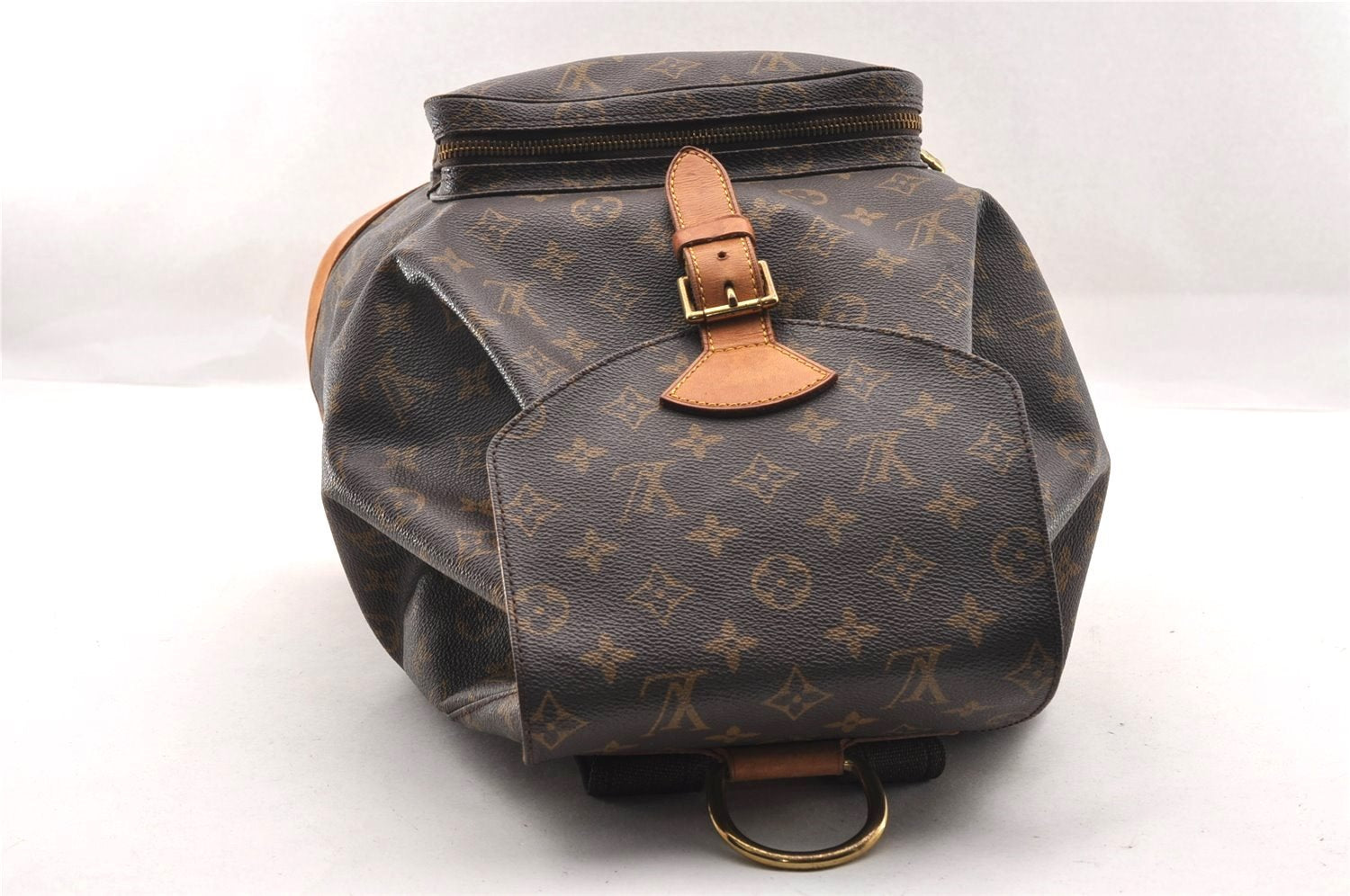 Authentic Louis Vuitton Monogram Montsouris GM Backpack M51135 LV 2063I