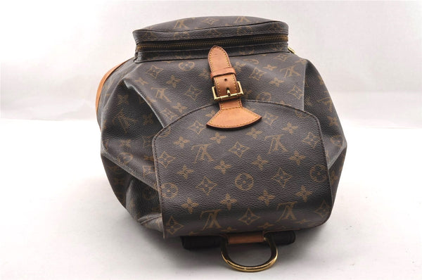 Authentic Louis Vuitton Monogram Montsouris GM Backpack M51135 LV 2063I
