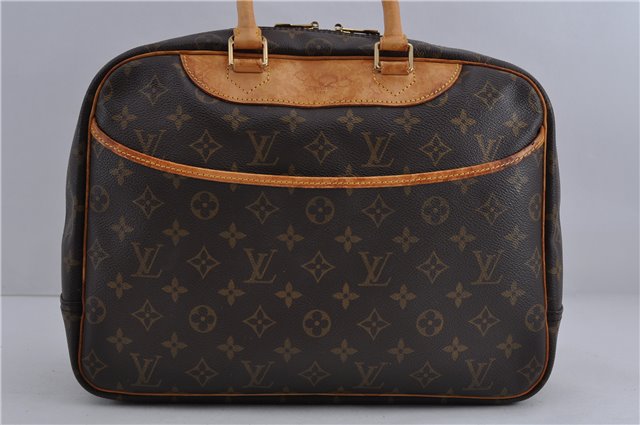 Authentic Louis Vuitton Monogram Deauville Hand Bag M47270 LV 2064D