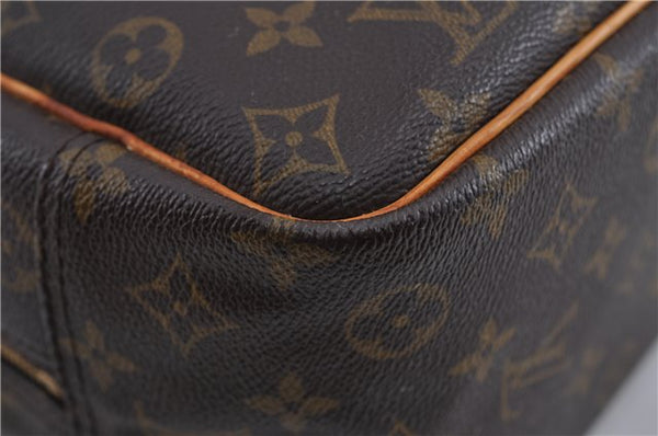 Authentic Louis Vuitton Monogram Deauville Hand Bag M47270 LV 2064D