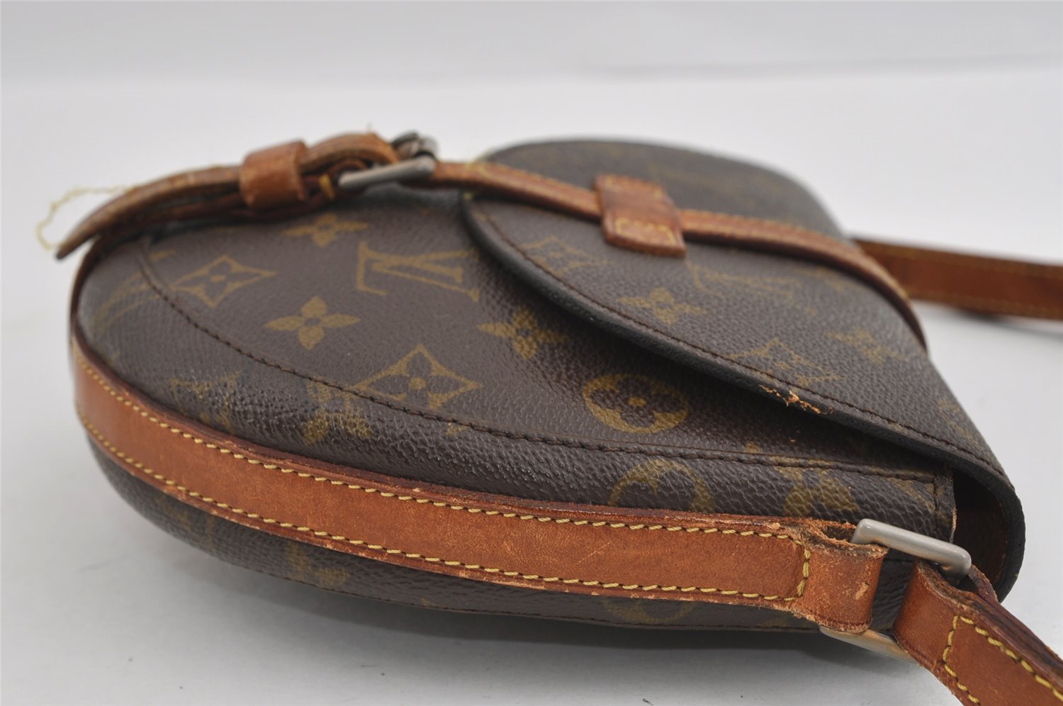 Authentic Louis Vuitton Monogram Chantilly PM Shoulder Cross Bag Old Model 2065I