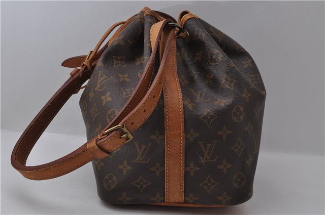 Authentic Louis Vuitton Monogram Petit Noe Shoulder Bag M42226 LV 2066D