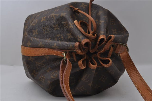 Authentic Louis Vuitton Monogram Petit Noe Shoulder Bag M42226 LV 2066D