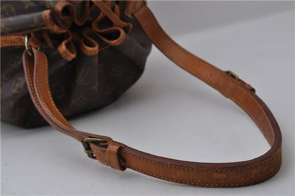 Authentic Louis Vuitton Monogram Petit Noe Shoulder Bag M42226 LV 2066D