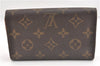 Auth Louis Vuitton Monogram Porte Monnaie Billets Tresor Wallet M61730 LV 2066G