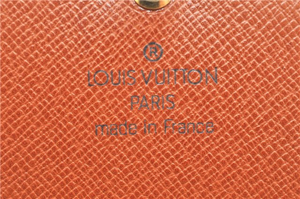 Auth Louis Vuitton Monogram Porte Monnaie Billets Tresor Wallet M61730 LV 2066G