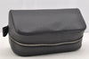 Authentic Louis Vuitton Taiga Trousse Toilette PM Clutch Bag M30222 Black 2066I