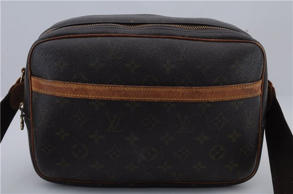 Auth Louis Vuitton Monogram Reporter PM Shoulder Cross Body Bag M45254 LV 2067D