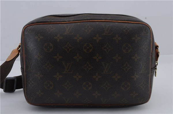 Auth Louis Vuitton Monogram Reporter PM Shoulder Cross Body Bag M45254 LV 2067D