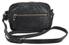 Authentic GUCCI Guccissima GG Leather Shoulder Cross Body Bag 201447 Black 2067I