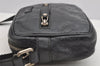 Authentic GUCCI Guccissima GG Leather Shoulder Cross Body Bag 201447 Black 2067I