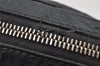 Authentic GUCCI Guccissima GG Leather Shoulder Cross Body Bag 201447 Black 2067I