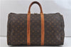 Authentic Louis Vuitton Monogram Keepall 45 Boston Bag M41428 LV 2068D