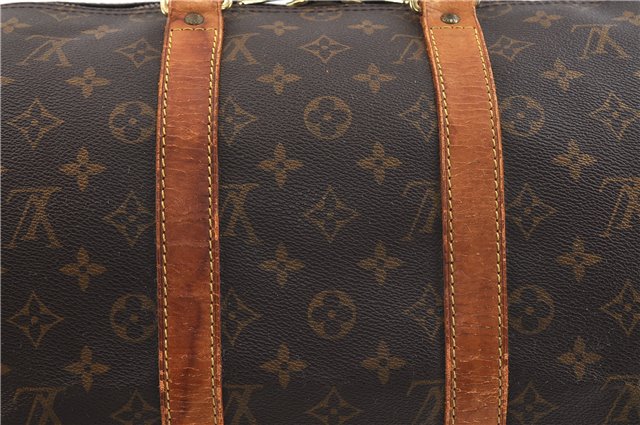 Authentic Louis Vuitton Monogram Keepall 45 Boston Bag M41428 LV 2068D