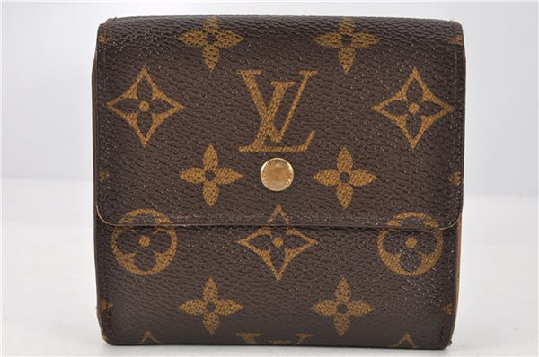 Authentic Louis Vuitton Monogram M61652 Porte Monnaie Billet Carte Credit 2068G