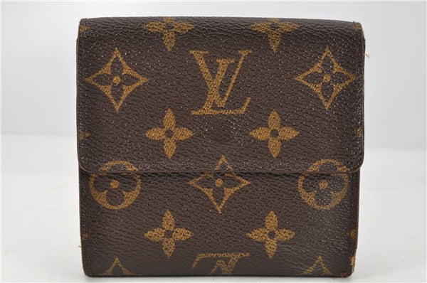 Authentic Louis Vuitton Monogram M61652 Porte Monnaie Billet Carte Credit 2068G