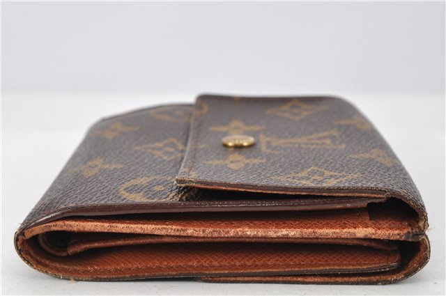 Authentic Louis Vuitton Monogram M61652 Porte Monnaie Billet Carte Credit 2068G