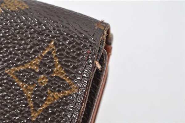 Authentic Louis Vuitton Monogram M61652 Porte Monnaie Billet Carte Credit 2068G