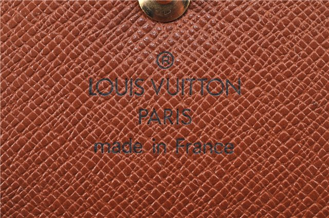 Authentic Louis Vuitton Monogram M61652 Porte Monnaie Billet Carte Credit 2068G