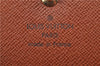 Authentic Louis Vuitton Monogram M61652 Porte Monnaie Billet Carte Credit 2068G