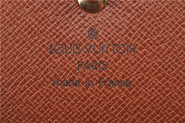 Authentic Louis Vuitton Monogram M61652 Porte Monnaie Billet Carte Credit 2068G