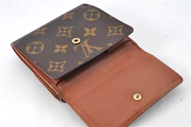 Authentic Louis Vuitton Monogram M61652 Porte Monnaie Billet Carte Credit 2068G