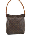 Authentic Louis Vuitton Monogram Looping GM Shoulder Bag M51145 LV 2068I
