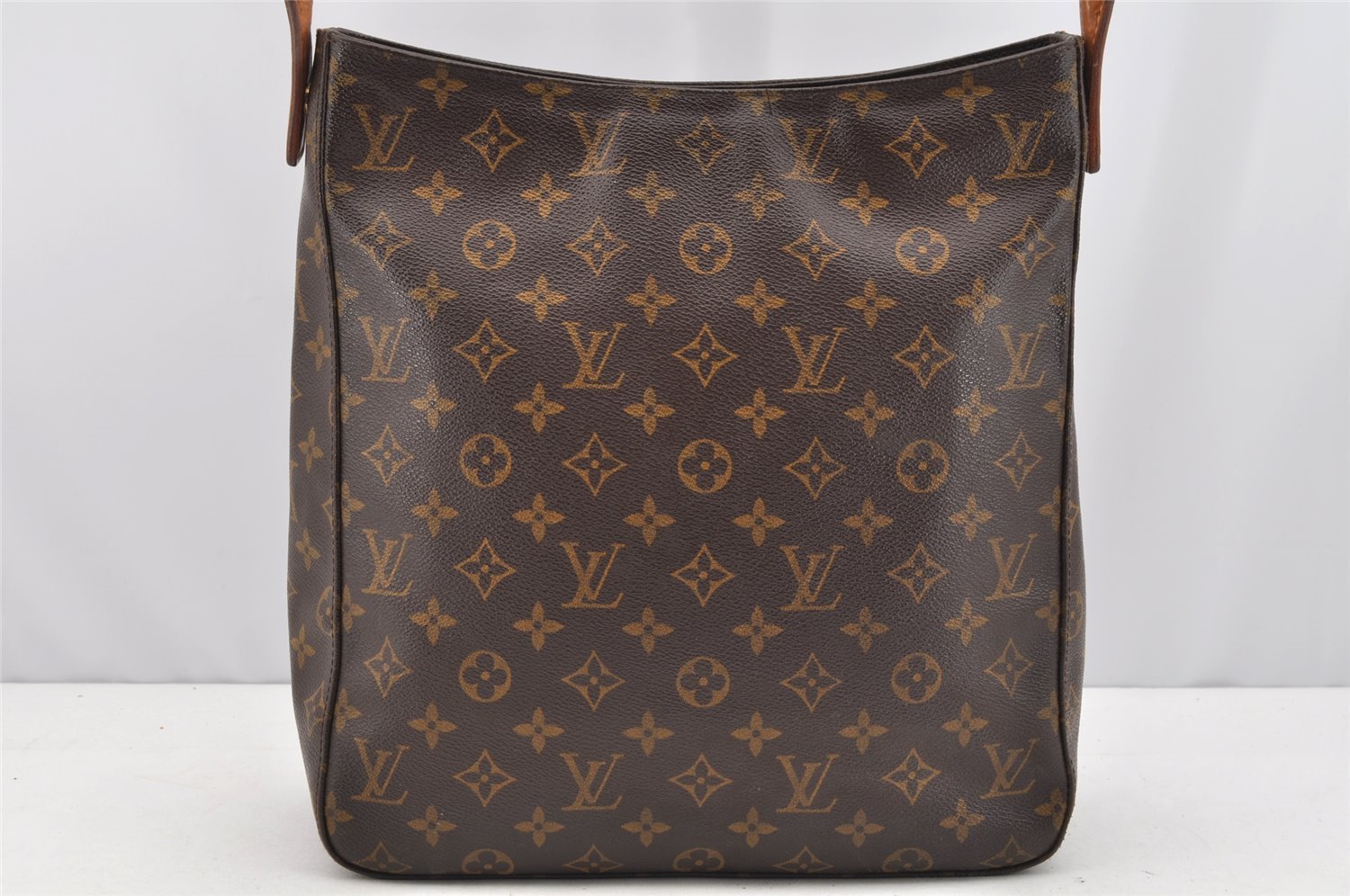 Authentic Louis Vuitton Monogram Looping GM Shoulder Bag M51145 LV 2068I