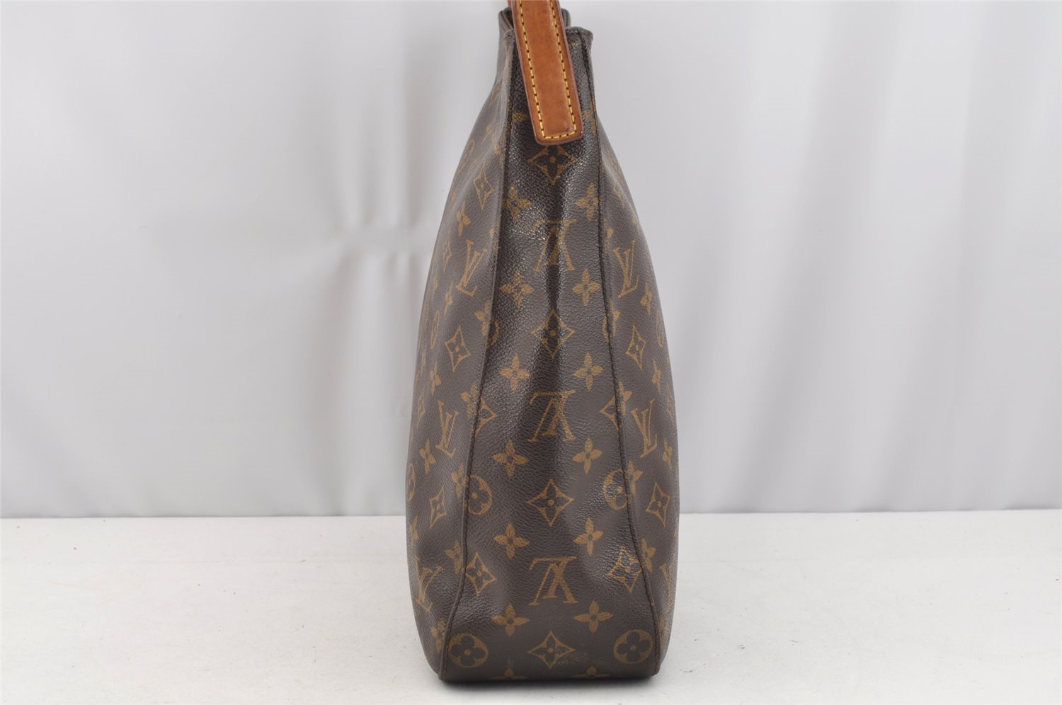 Authentic Louis Vuitton Monogram Looping GM Shoulder Bag M51145 LV 2068I
