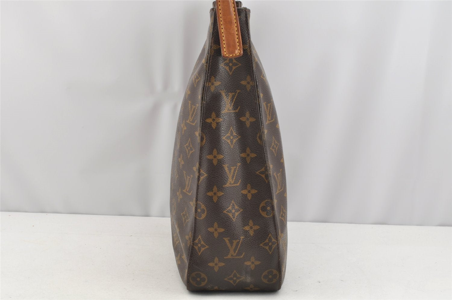 Authentic Louis Vuitton Monogram Looping GM Shoulder Bag M51145 LV 2068I