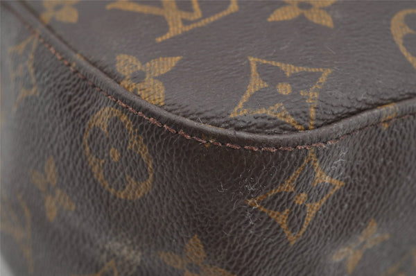 Authentic Louis Vuitton Monogram Looping GM Shoulder Bag M51145 LV 2068I