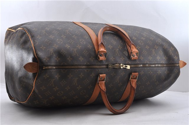 Authentic Louis Vuitton Monogram Keepall 55 Boston Bag M41424 LV 2069D