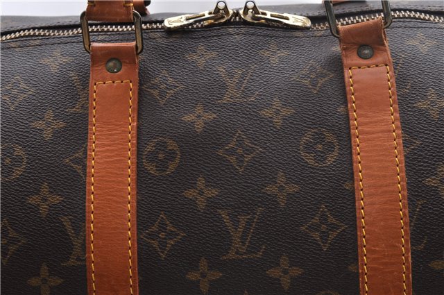 Authentic Louis Vuitton Monogram Keepall 55 Boston Bag M41424 LV 2069D