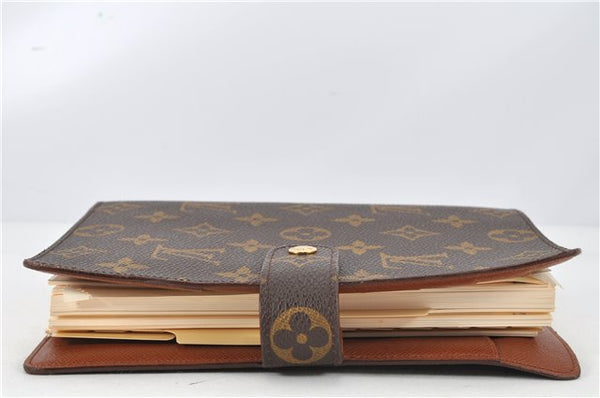 Authentic Louis Vuitton Monogram Agenda MM Notebook Cover R20004 LV 2069G