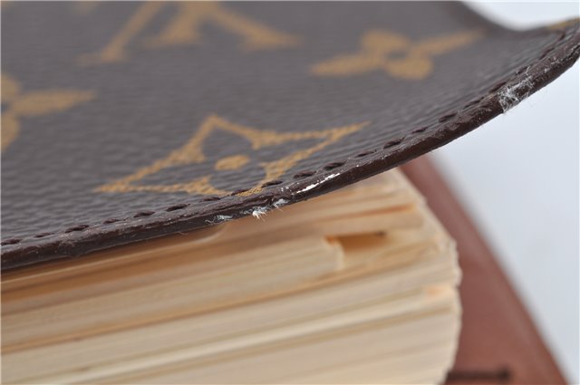 Authentic Louis Vuitton Monogram Agenda MM Notebook Cover R20004 LV 2069G