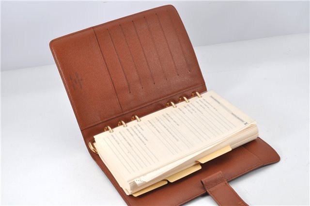 Authentic Louis Vuitton Monogram Agenda MM Notebook Cover R20004 LV 2069G