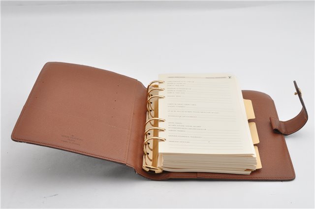 Authentic Louis Vuitton Monogram Agenda MM Notebook Cover R20004 LV 2069G