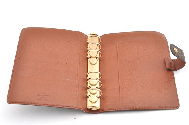 Authentic Louis Vuitton Monogram Agenda MM Notebook Cover R20004 LV 2069G