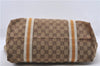 GUCCI Sherry Line Shoulder Tote Bag GG Canvas Leather 139260 Brown Ivory 2070D