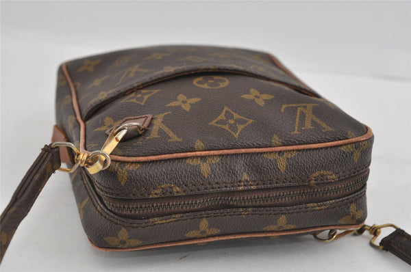 Authentic Louis Vuitton Monogram Danube Shoulder Cross Bag Old Model LV 2070I