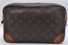 Authentic Louis Vuitton Monogram Compiegne 28 Clutch Hand Bag M51845 LV 2071D