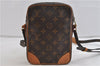 Authentic Louis Vuitton Monogram Danube Shoulder Cross Body Bag M45266 LV 2072D